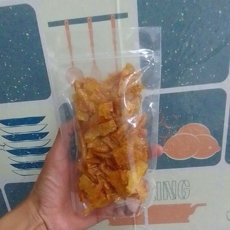 

kripik singkong bumbu cabe pedas manis