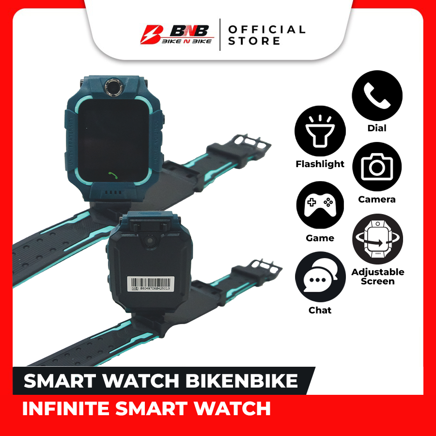 Best Seller Smartwatch Kids Bikenbike Jam Tangan Anak Digital IMEI (Pakai Simcard) - BikeNBike-Infinite 360 Green