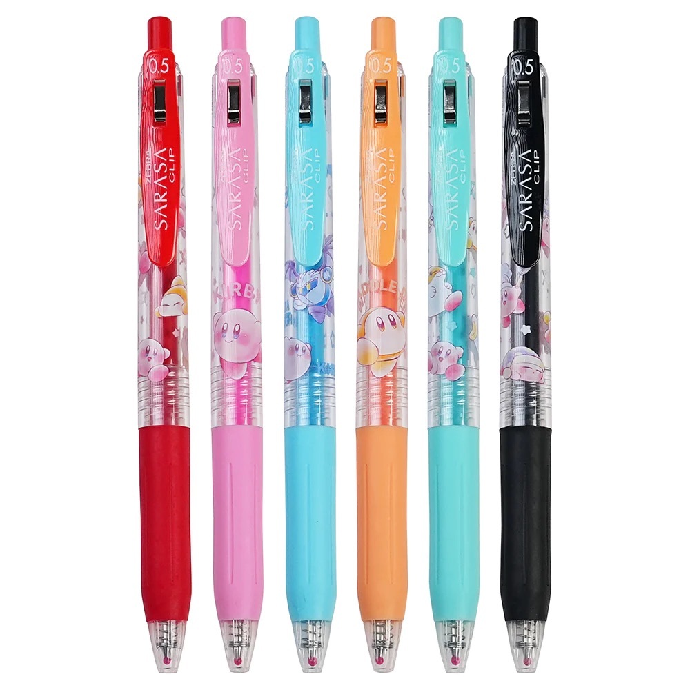 

Zebra Sarasa Nintendo Kirby Shiny Pop Waddle Dee Meta Knight Rick Hamster Color Gel Ink Pen 0.5mm Pulpen Limited Edition