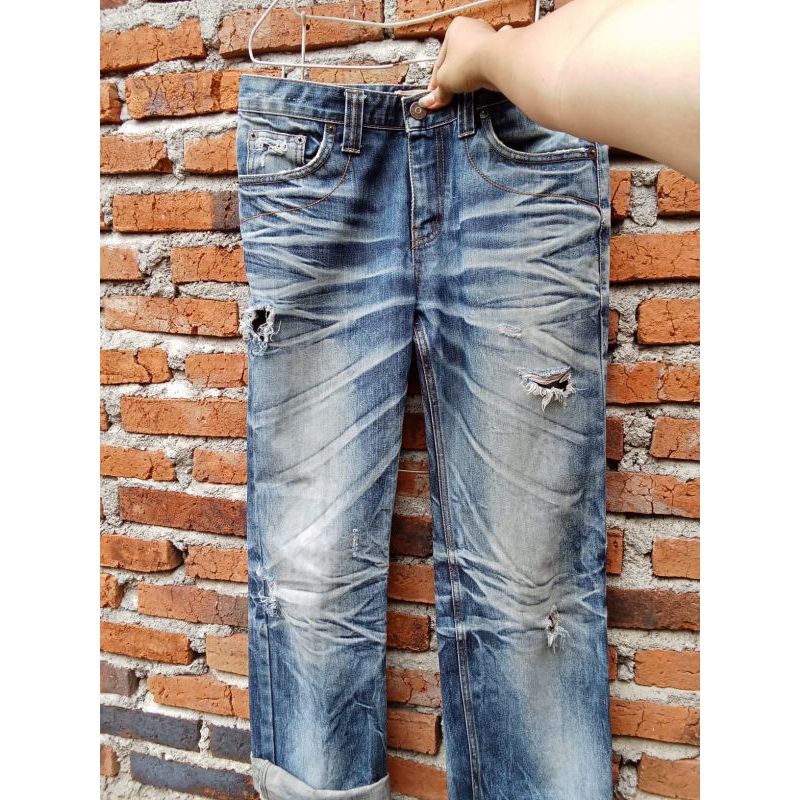 denim fading cakep
