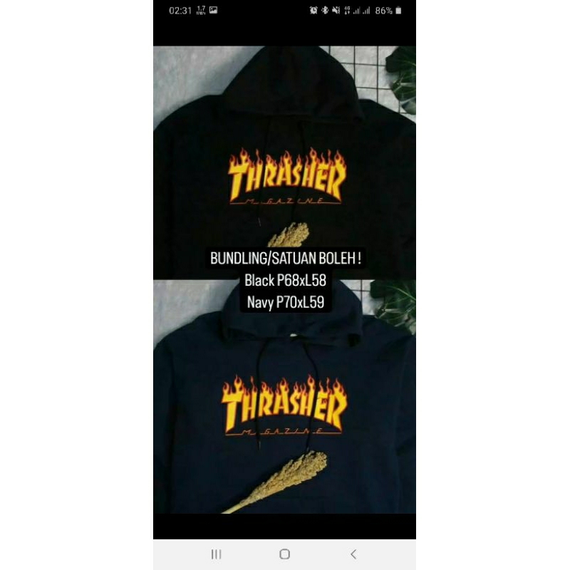 Hoodie Thrasher Original