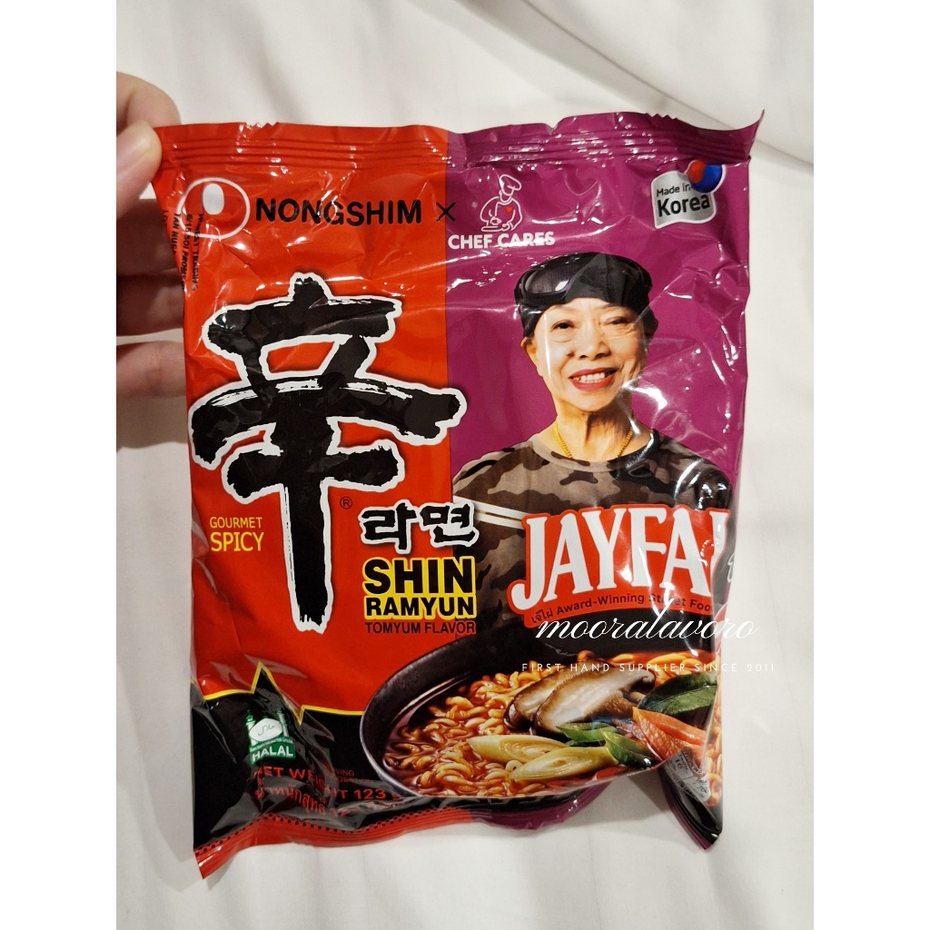 

JAYFAI NONGSHIM RAMEN MIE VIRAL BANGKOK ORIGINAL READY SNACK BANGKOK LIMITED STOCK AWARD WINNING STREET FOOD