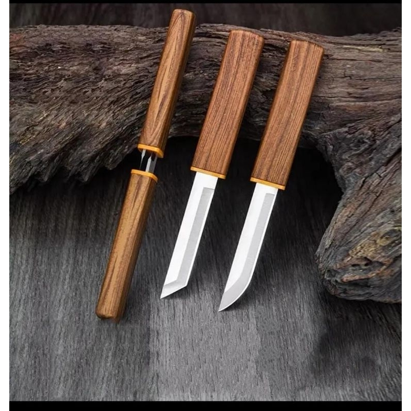 PROMO PISAU KATANA 2IN1 PISAU DAPUR KOKI PISAU KATANA 2 IN 1 PISAU DOUBLE