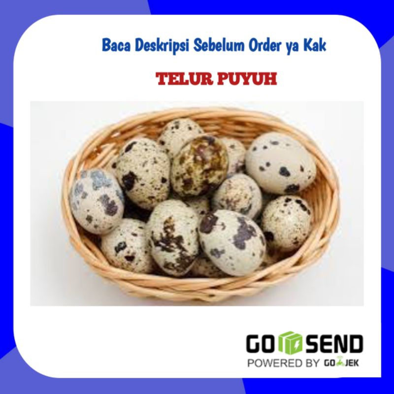 

Telur Puyuh Per Pack Isi 10pcs - Sayur Segar Terdekat Palembang