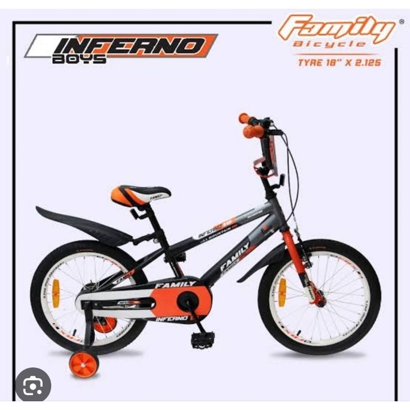 Sepeda Anak Laki 18 inch FAMILY INFERNO BOY sepeda bmx anak cowok