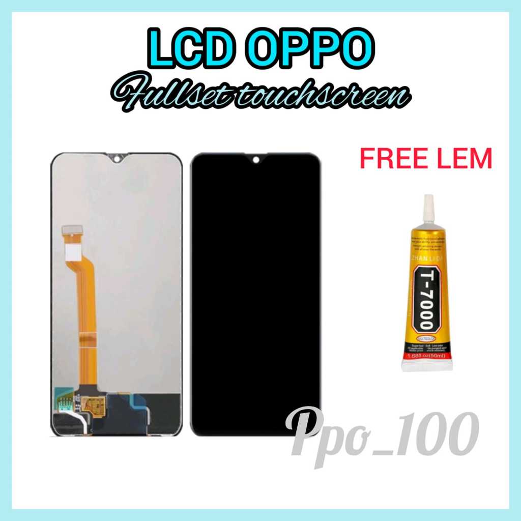 GRATIS LEM LCD OPPO F9 / F9 PRO/ REALME U1/ REALME 2 PRO FULLSET ORIGINAL LAYAR HP TOUCHSCREEN