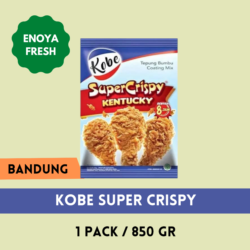 

Tepung Kobe Super Crispy 850 gr Bandung