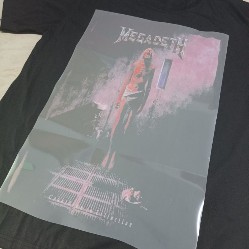 SABLON DTF BAND MEGADETH SABLON RASTER DTF