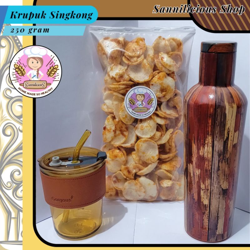 

Kerupuk Singkong Bumbu Rujak Homemade 250 gram