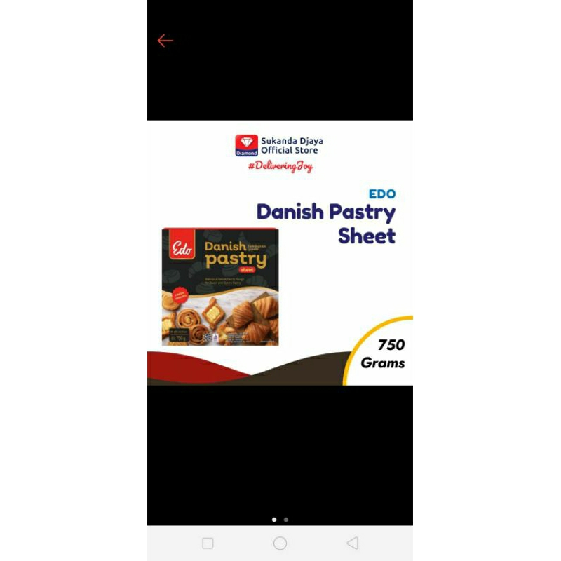 

danish pastry 750g