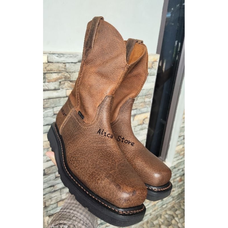 ARIAT Rambler Wedge Steel Toe Work Boot (Style No. 10035882) - Safety Shoes. Baru, No Box #Bonus_Sem