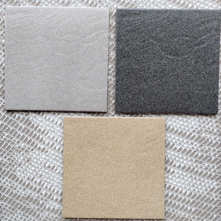 Best Seller keramik lantai kasar 2x2 hitam keramik hitam kasar keramik lantai kamar mandi timbul ker