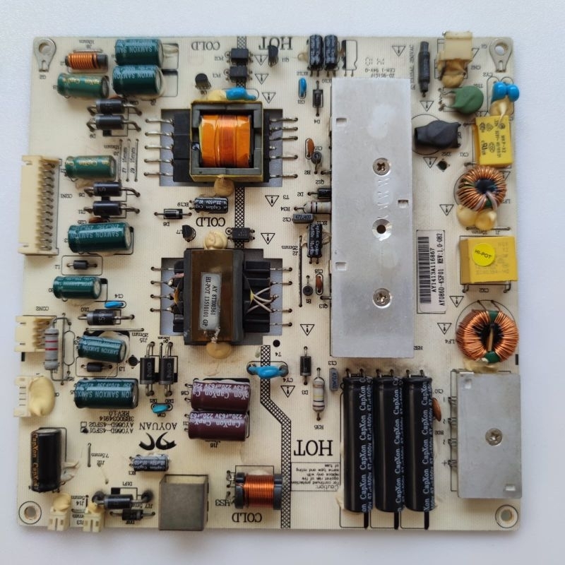 power suplay regulator psu tv Polytron PLD 40T851 PLD40T851