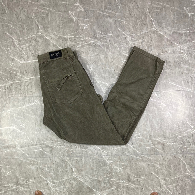 CELANA CORDUROY BALMAIN PARIS SECOND