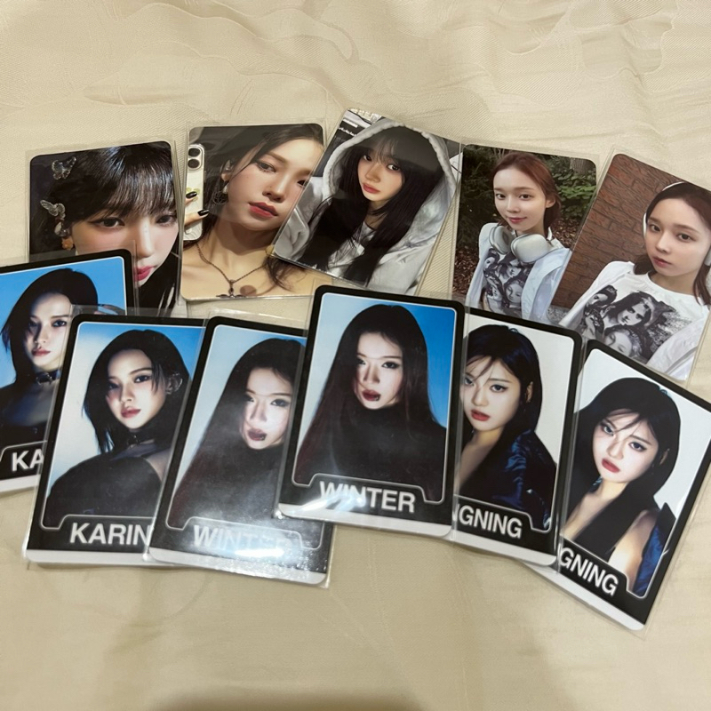 [READY] AESPA DRAMA TRADING CARD WHITE (B) VER