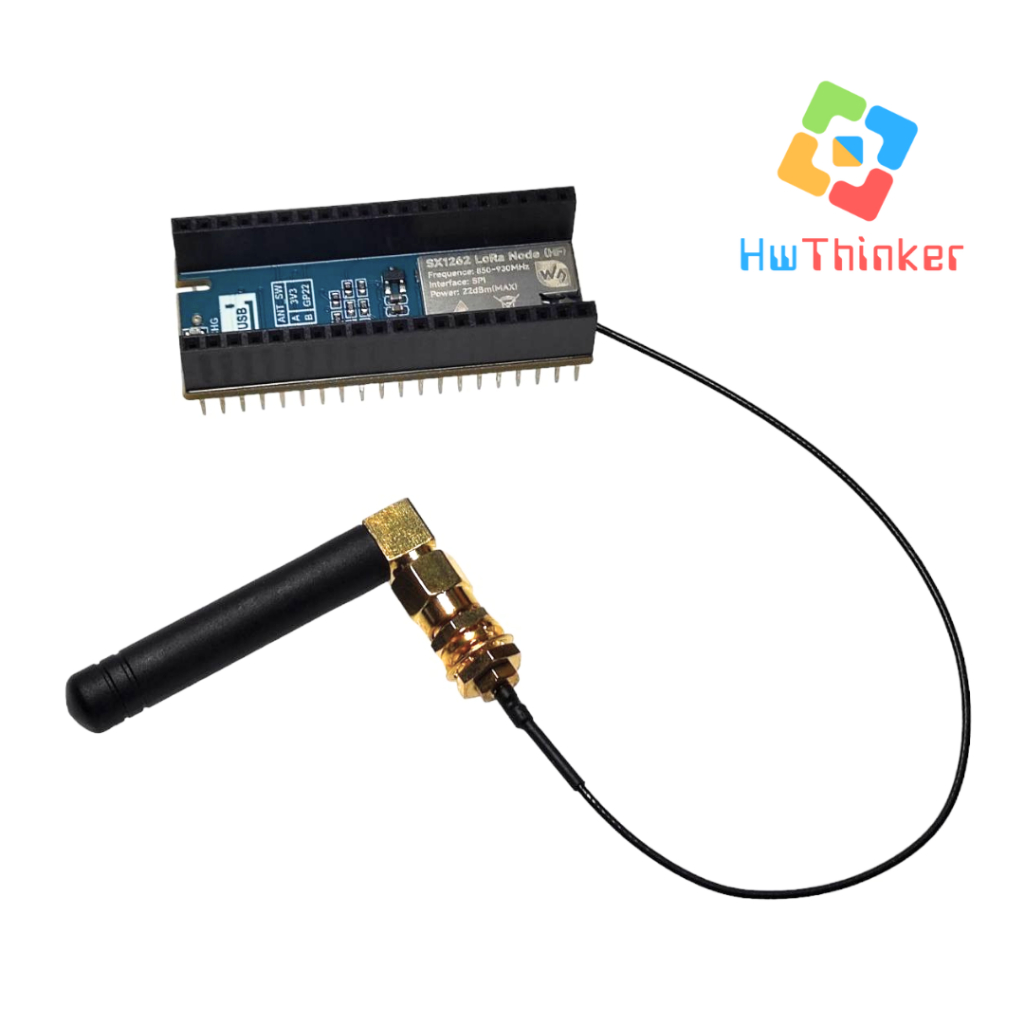 Waveshare Pico-LoRa-SX1262 Modul Node for Raspberry Pi Pico LoRaWAN 915MHz (902MHz~930MHz)
