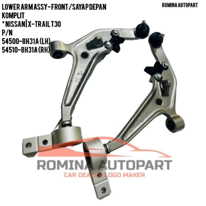 LOWER ARM SAYAP DEPAN NISSAN X-TRAIL T30 ORIGINAL