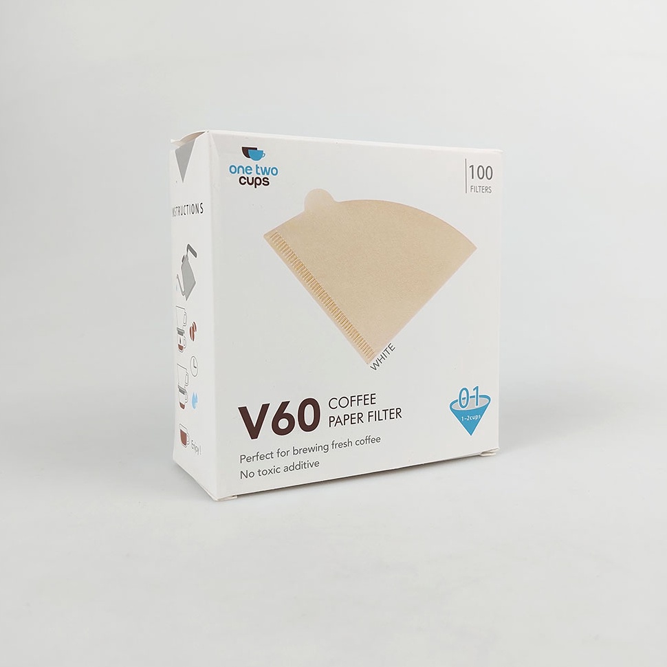 Promo Paper Filter V6 Kertas Saring Kopi Filter V6 Saringan Drip Coffee Size 1  2  1pcs