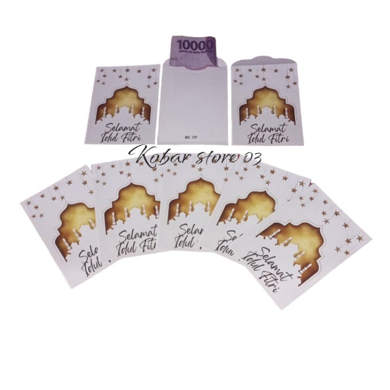 

Amplop/Ampau Hari raya Idul Fitri isi 10 pcs