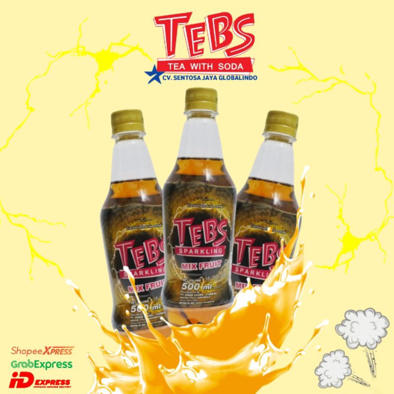 

(Beli 1 gratis 1) Tebs Tea With Soda 500ML