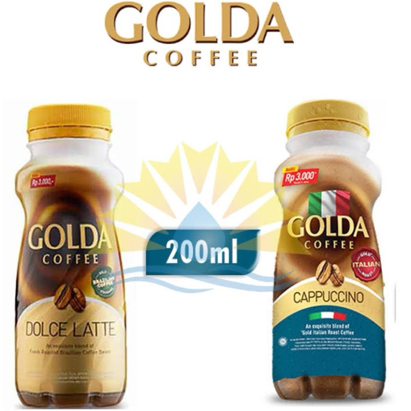 

GOLDA COFFE DULCE LATTE/GOLDA ITALIAN CAPPUCINO/KOPI GOLDA 200ML