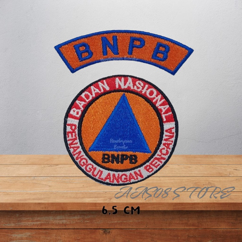 LOGO BORDIR BNPB BEDGE EMBLEM PATCH BNPB
