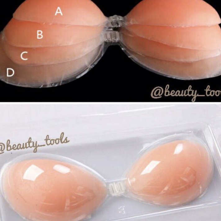 Stok Baru SILICON GEL BRA  SILIKON BH TEMPEL NIPPLE COVER PAD  PENUTUP PUTING PAYUDARA  BACKLESS BRA