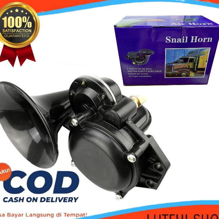 Do klakson keong Angin 224Volt 135dB Klakson mobil Truck Scania tlakson keong