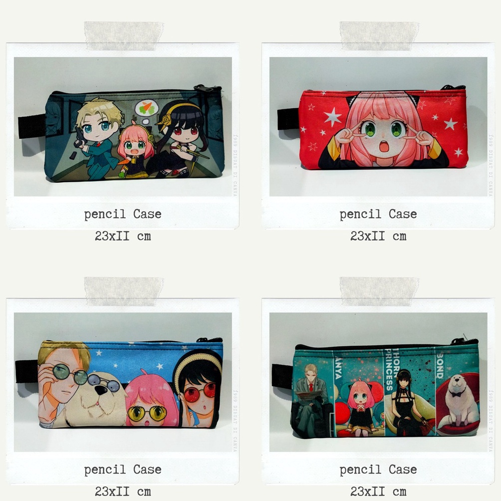 

Laris penil ase tempat pensil anime spy x family WZ
