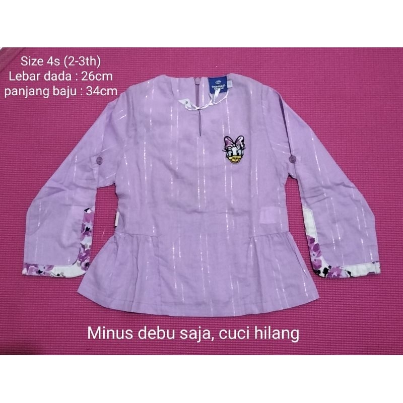 Kemeja Anak Perempuan Size 4s Disney That Donald - Rodeo Junior