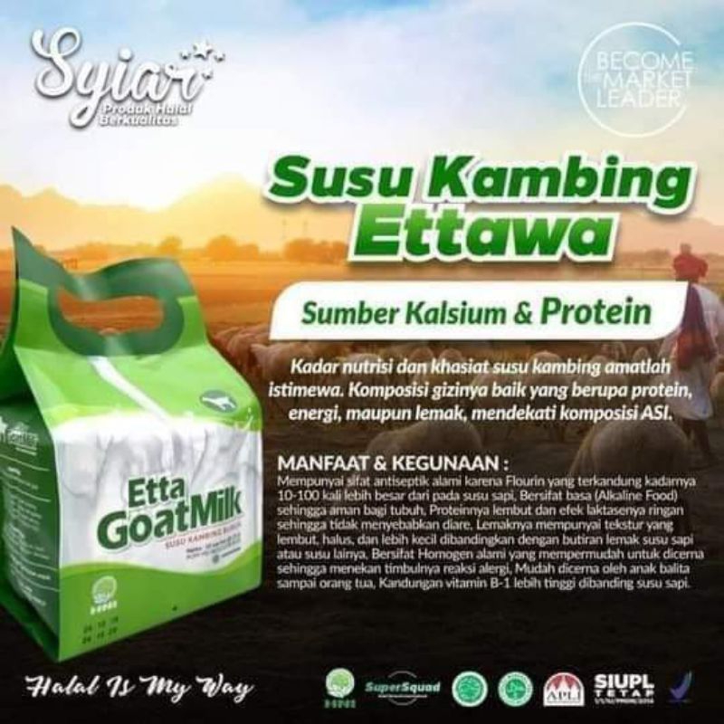 

SUSU ETTA GOAT MILK HNI