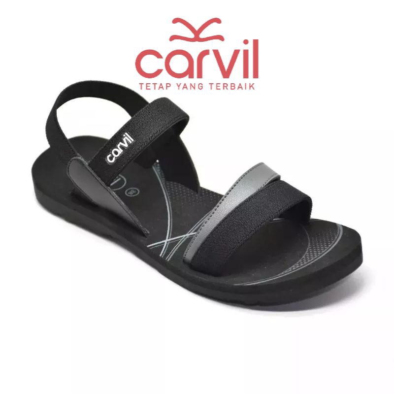 CARVIL Sendal Wanita Kekinian Wedges Sandal Tali Slop Sandal Selop Wanita Korea Cewek Kekinian Terba
