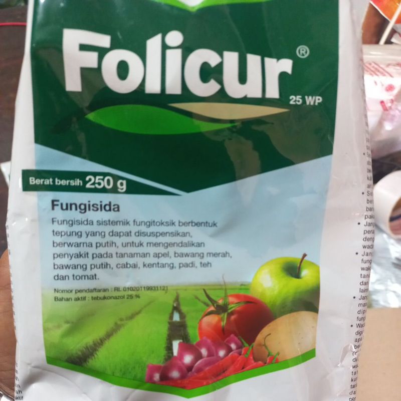 fungisida folicur 25 wp 250 gram