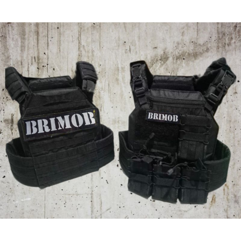 Rompi angin tactical BRIMOB/Body vest anti angin BRIMOB MODEL TACTICAL