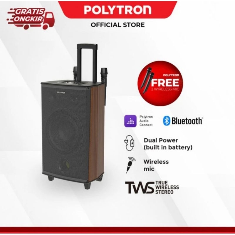 SPEAKER ACTIVE POLYTRON 12 INCH PAS PRO 12F6 ACTIVE SPEAKER