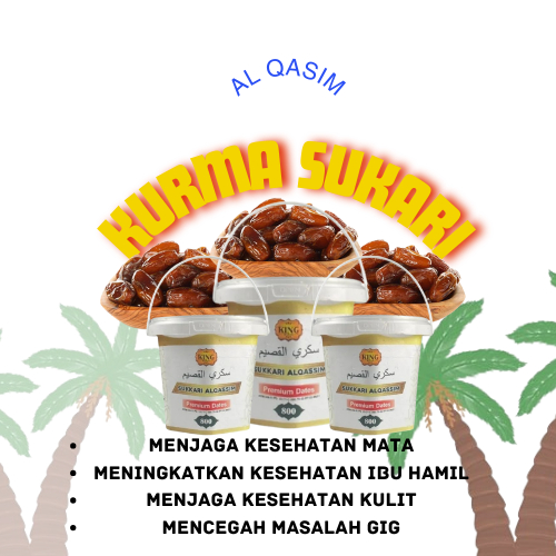 

KURMA SUKARI EMBER 800 GRAM | KURMA SUKARI SYIFA | KURMA SUKARI LEMBUT PREMIUM PENGGANTIASUPAN GULA