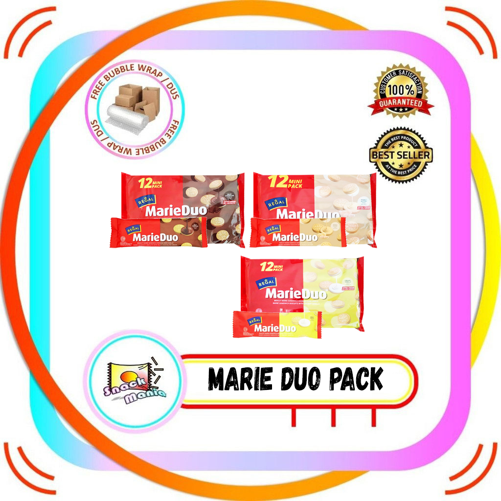 

Regal Marie Duo Peanut | Chocolate | Vanilla 20 gr x 12 pcs PACK