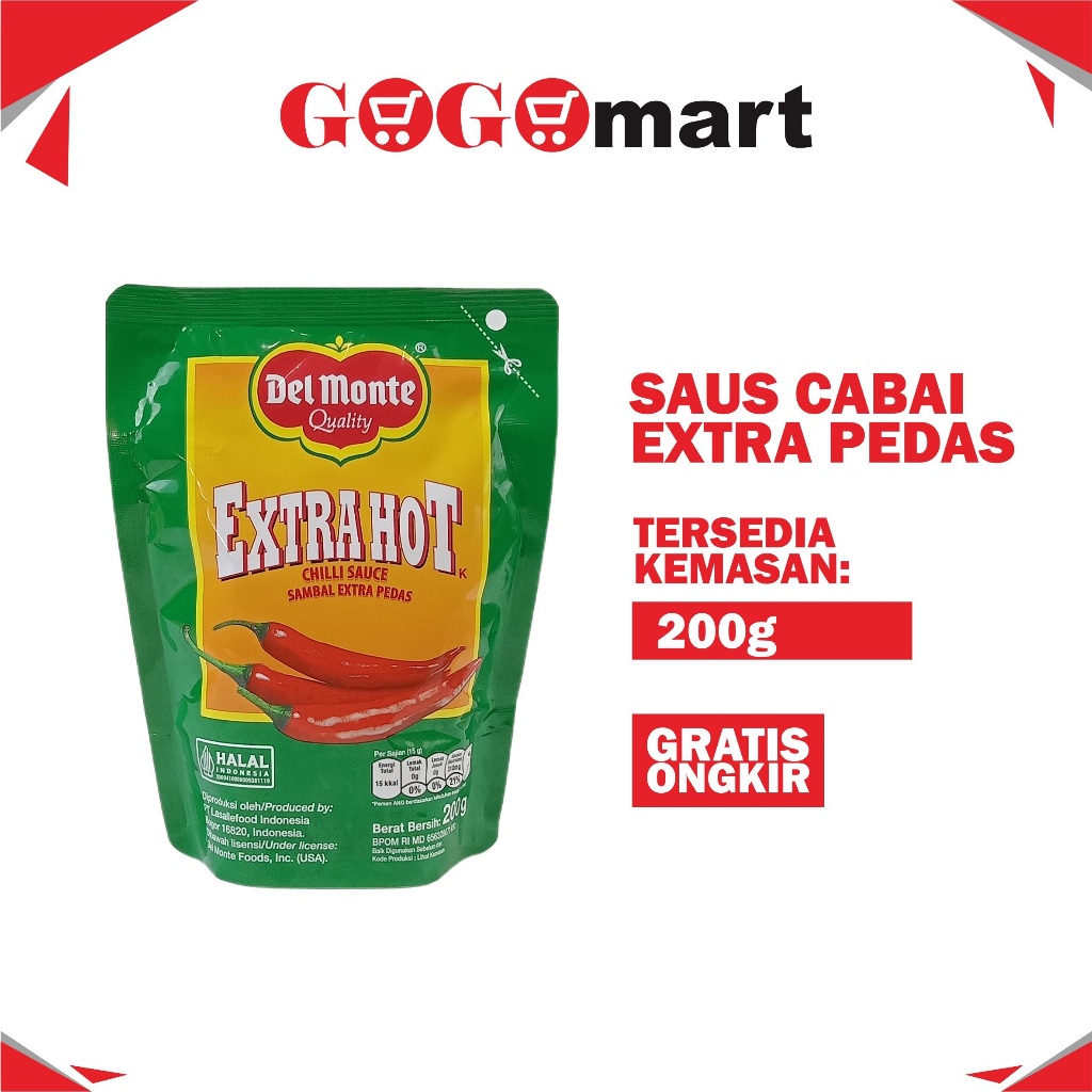 

Delmonte Saus Extra Hot Pouch 200gr