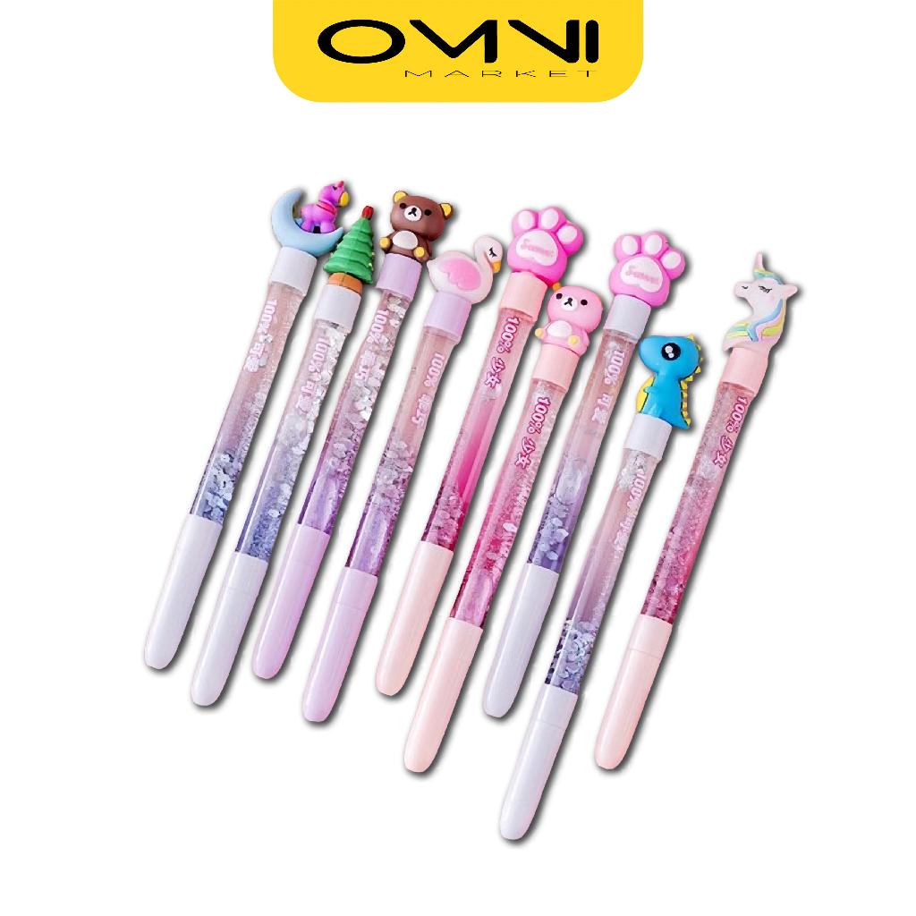 

Pena Air Gliter Karakter Lucu 0.5 mm Pulpen Tinta Gel Pen Gliter ATK016