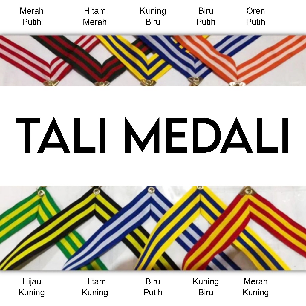 

Tali Medali / Pita Medali Mata Ayam / Kalung Medali