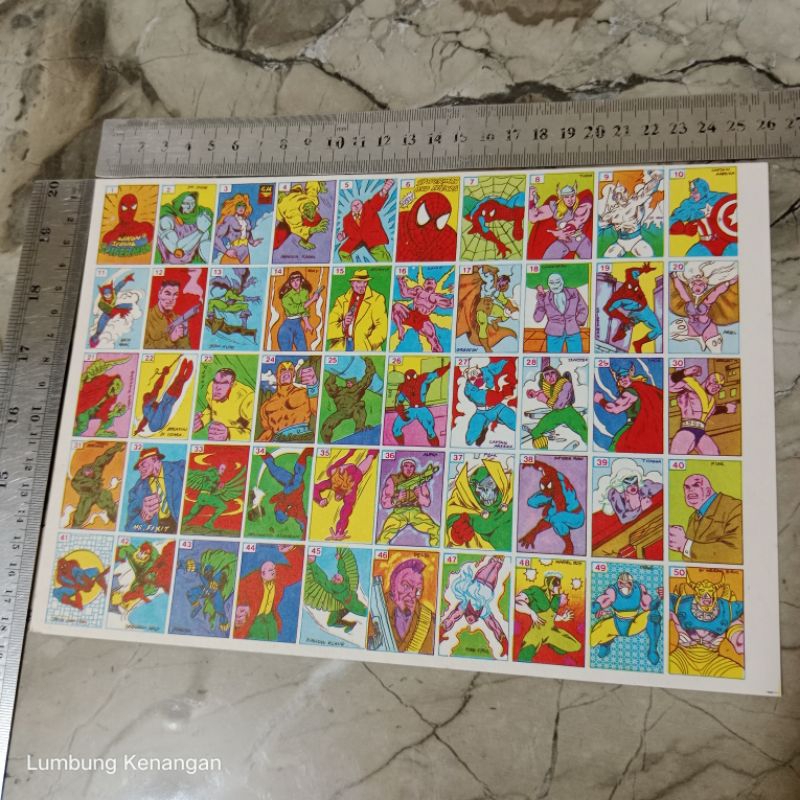 Mainan jadul Gambaran umbul  Spiderman