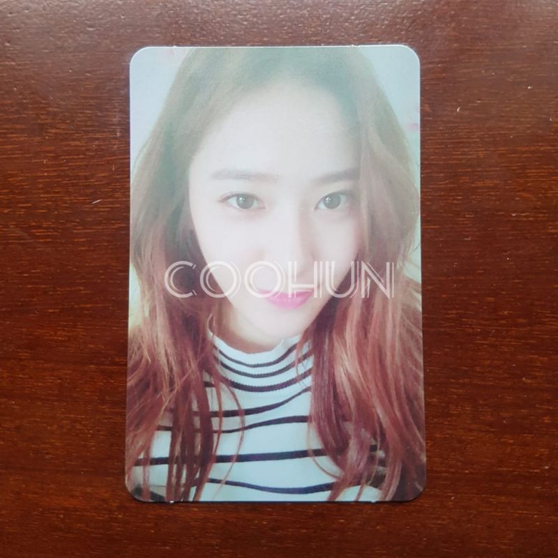 f(x) Krystal 4 Walls Official Photocard