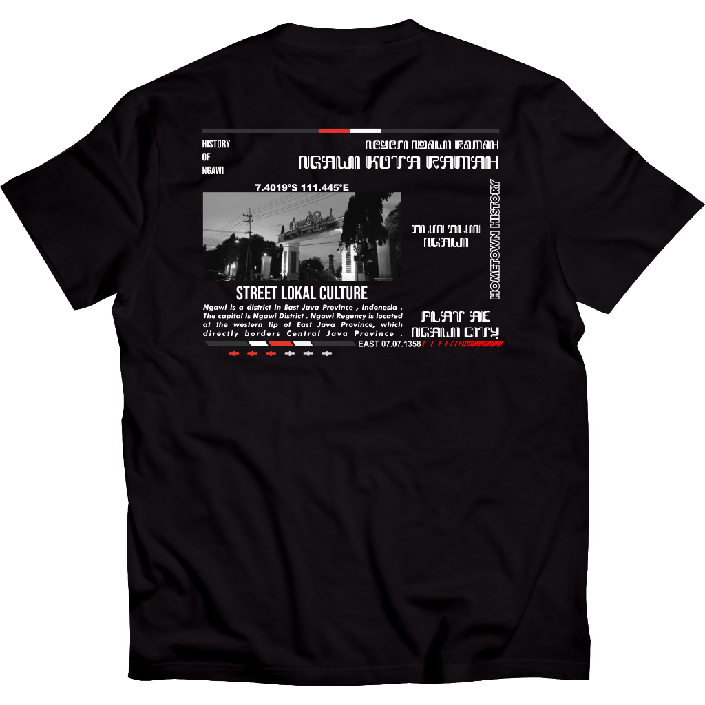 Kaos Ngawi Tshirt Ngawi PLAT AE