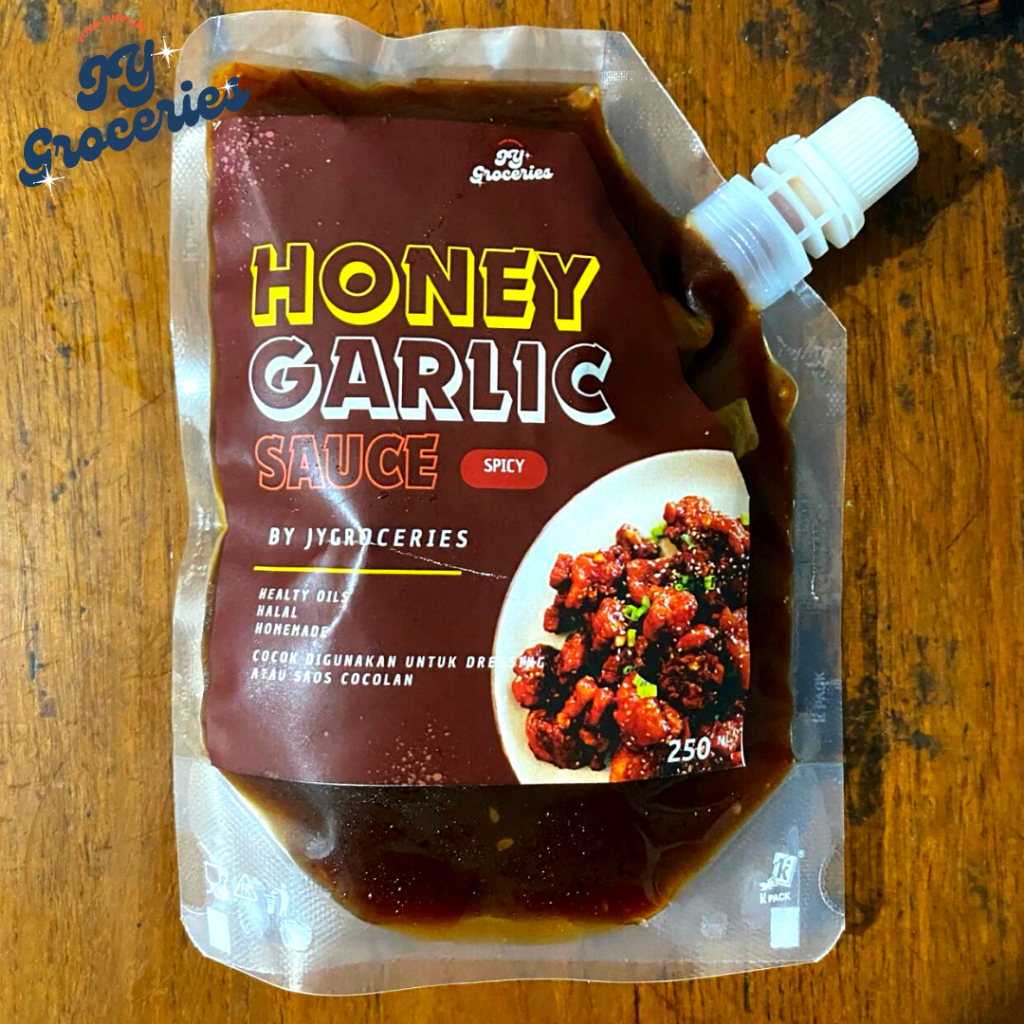 

Saos Saus Honey Garlic Spicy Halal Sauce 250ml JY Groceries