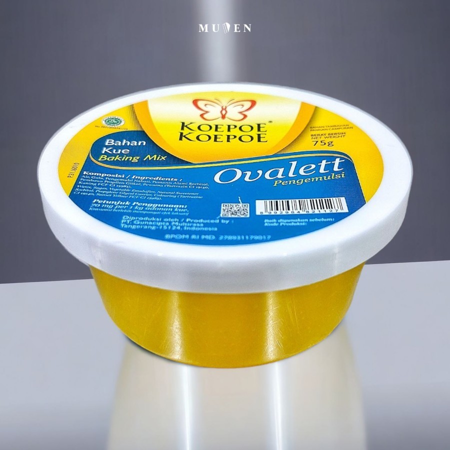 

KOEPOE OVALETT EMULSIFIER 75 GR