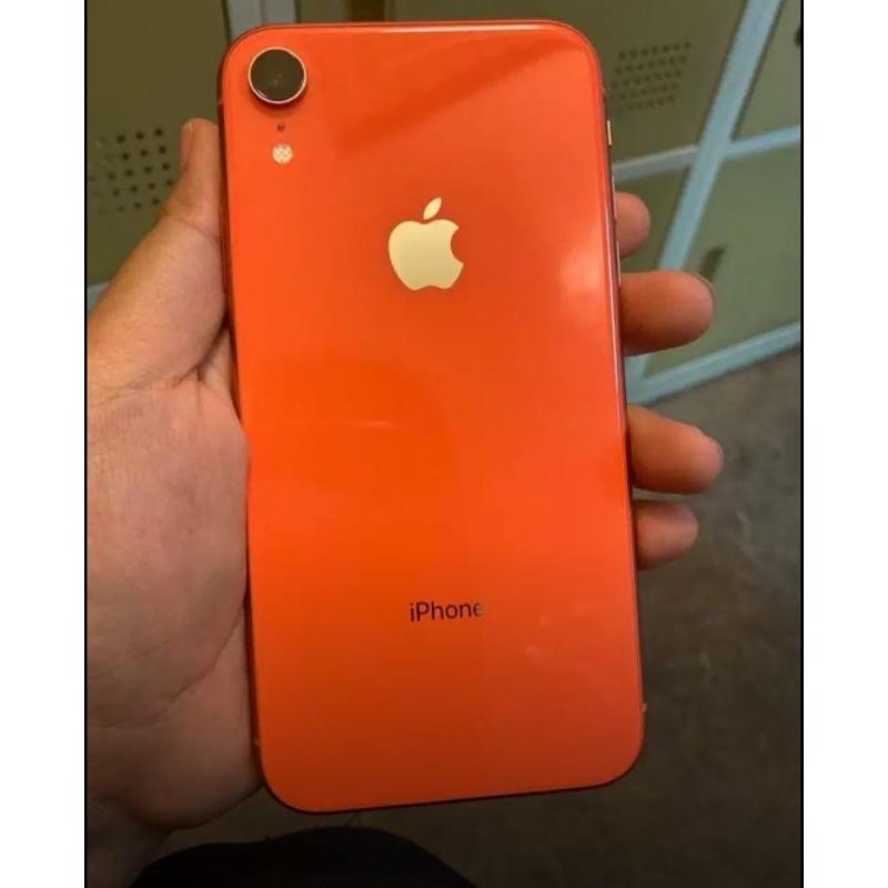 iPhone XR 128gb coral mati icloud logout