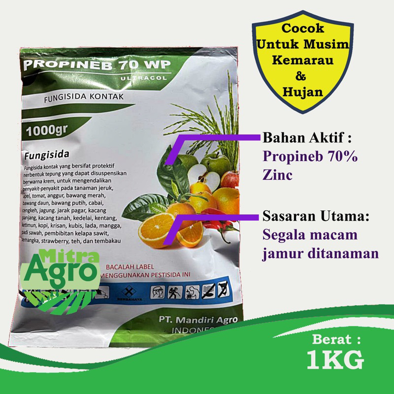 fungisida ultracol propineb | sejenis antracol | sejenis mantracol | propineb | fungisida | fungisid