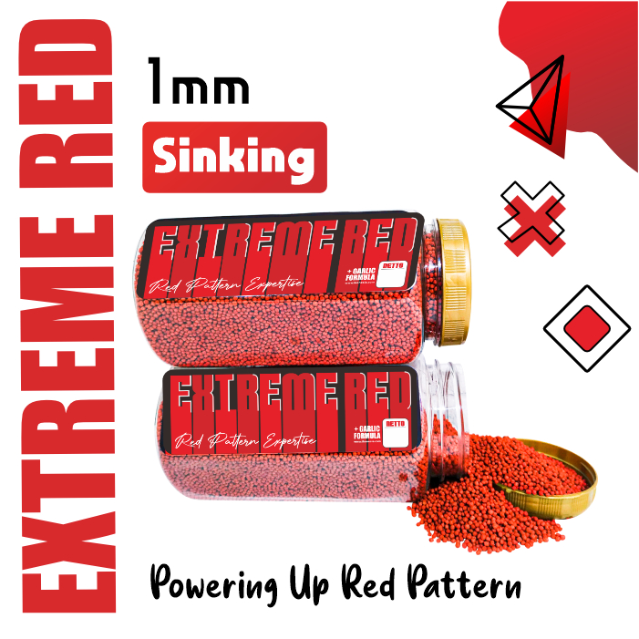 Pelet Ikan Mas Koki Koi Extreme Red 350 gr IKANESIA