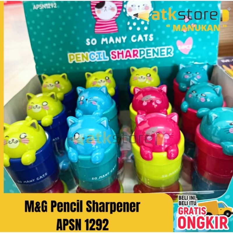 

M&G Sharpener Pencil | Rautan pensil karakter | Rautan pensil