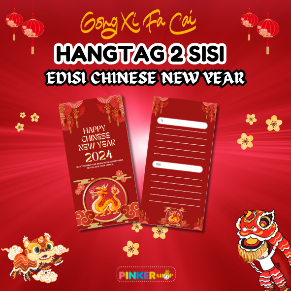 

Hang Tag Baju 2 Sisi Edisi Imlek CNY Chinese New Year - Label Baju Pola - Cetak Hangtag Baju - Label Merek - Hang Tag custom Imlek
